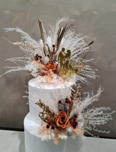 Load image into Gallery viewer, X - Everlasting preserved flowers rustic cake toppers
