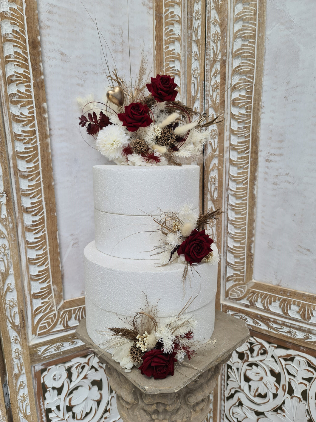 X - Wedding cake flower toppers