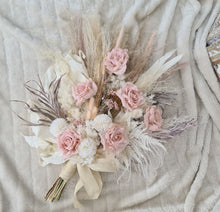 Load image into Gallery viewer, X - Large real touch everlasting bridal bouquet
