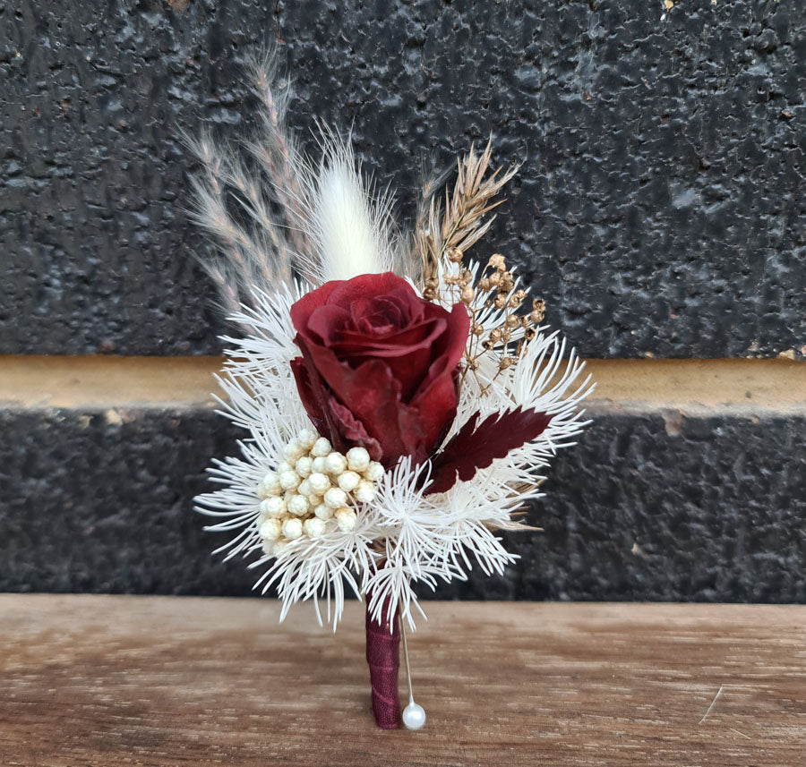 X - Everlasting buttonholes - burgundy