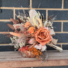 Load image into Gallery viewer, X - Rustic real touch rose bridesmaids bouquets
