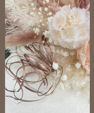 Load image into Gallery viewer, X - Preserved flowers wedding cake topper
