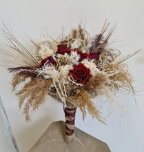 Load image into Gallery viewer, X - Everlasting bridal bouquet - burgundy
