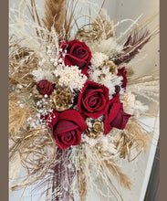 Load image into Gallery viewer, X - Everlasting bridal bouquet - burgundy
