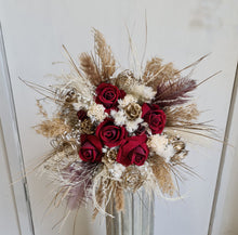 Load image into Gallery viewer, X - Everlasting bridal bouquet - burgundy
