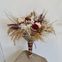 Load image into Gallery viewer, X - Everlasting bridal bouquet - burgundy
