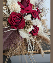 Load image into Gallery viewer, X - Everlasting bridal bouquet - burgundy
